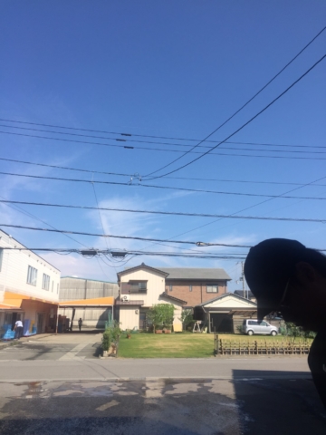 徳島の青い空と弁当屋のひょっこりはん